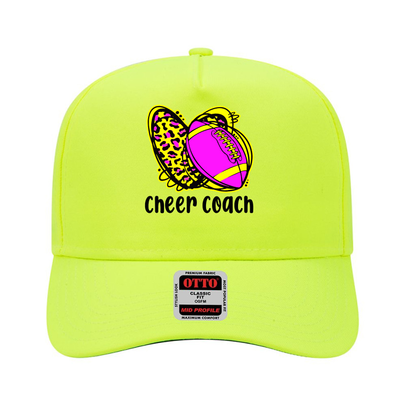 Cheer Coach Leopard Cheerleading Football Mom Adjustable Baseball Cap | Artistshot