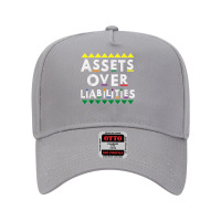 Assets Over Liabilities 80's 90's Style Adjustable Baseball Cap | Artistshot