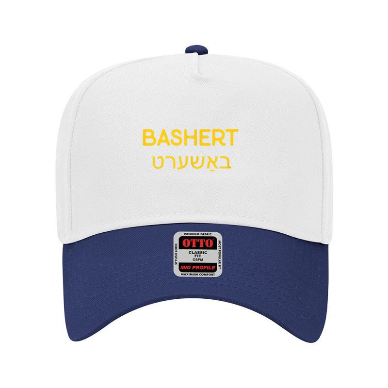 Jewish Wedding Gift   Bashert T Shirt Adjustable Baseball Cap by cm-arts | Artistshot