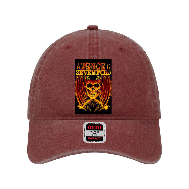 Avenged Sevenfold Fire Monster Dyed Cap | Artistshot