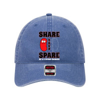 Organ Donation Awareness Share Your Spare Kidney Dyed Cap | Artistshot