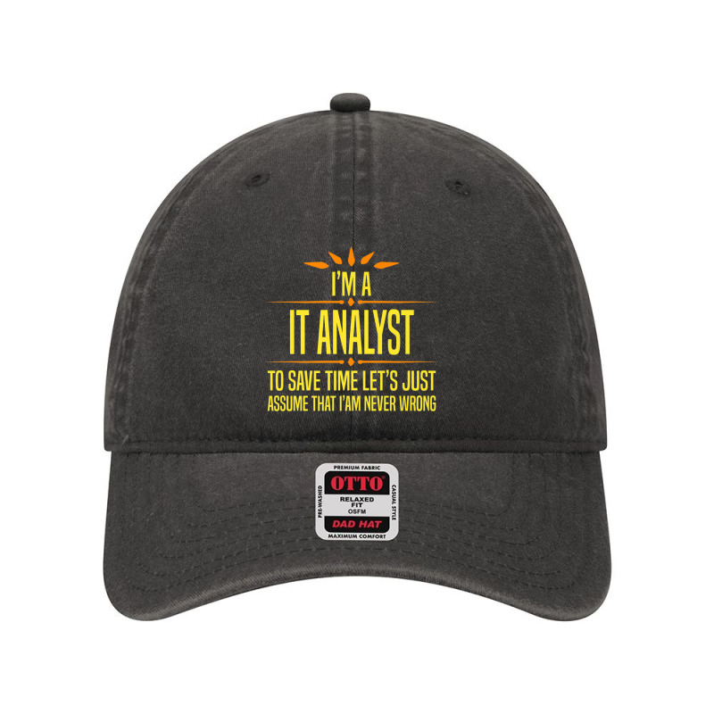 Im A It Analyt Premium T Shirt Dyed Cap by cm-arts | Artistshot