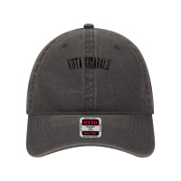 Kota Kinabalu Malaysia Vintage Black Text Apparel T Shirt Dyed Cap | Artistshot