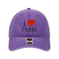 I Love Paris Classic Dyed Cap | Artistshot