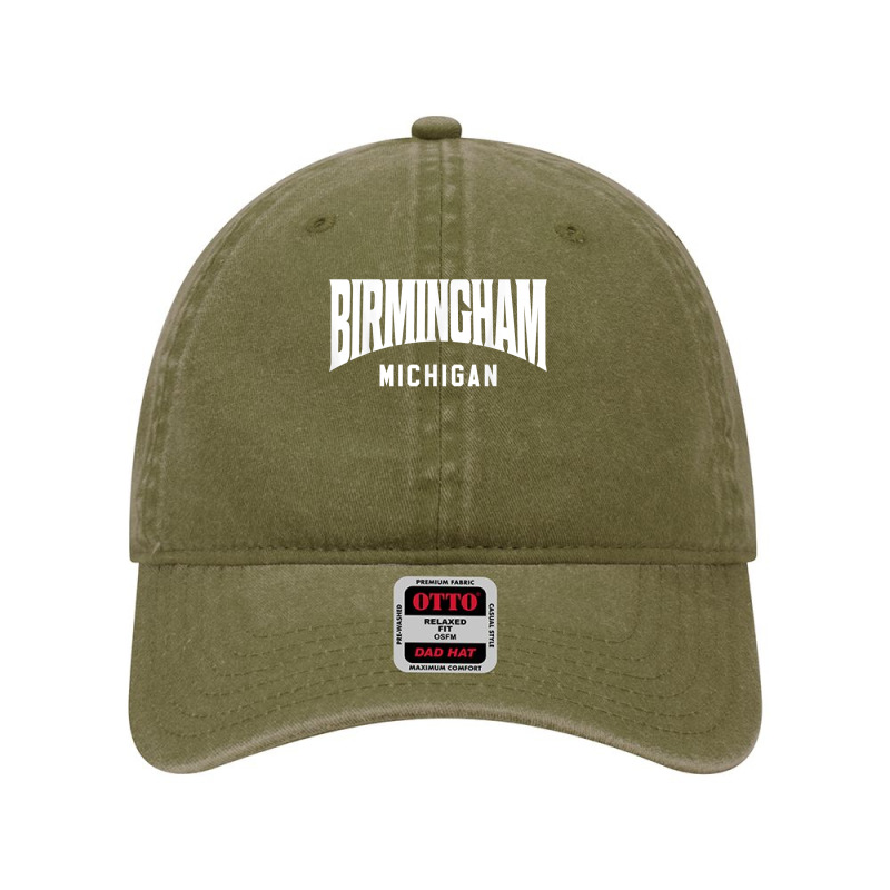 Birmingham Michigan T Shirt Dyed Cap by cm-arts | Artistshot