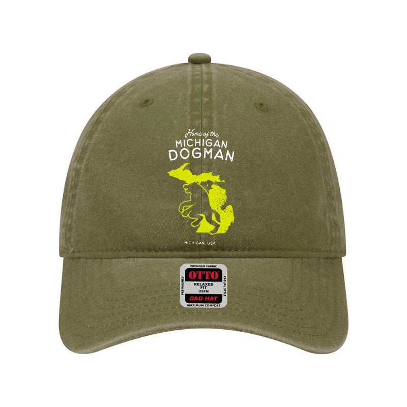 Home Of The Michigan Dogman, Home, Of The Michigan, Dogman, Home Of Th Dyed Cap | Artistshot