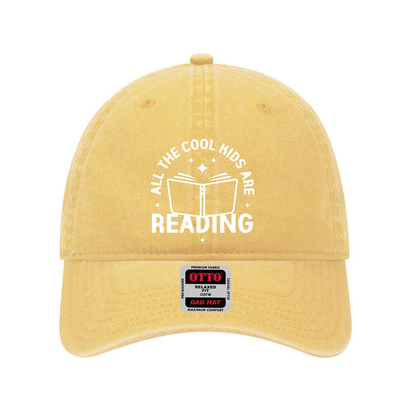 All The Cool Kids Are Reading Dyed Cap by Mblentot | Artistshot