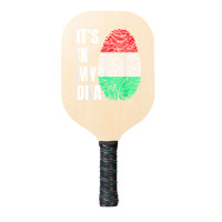 Fingerprint Dna Biometry Hungarian Flag T Shirt Pickleball Paddle | Artistshot