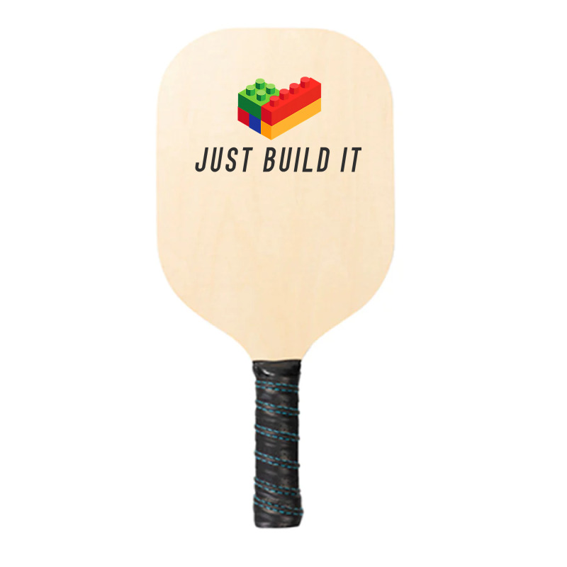 Just Build It Blocks Bricks Building Blocks Toy Pickleball Paddle | Artistshot