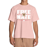 Free Nate (white On Black) Urban Heavy T-shirt | Artistshot