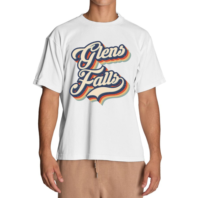 I Love Glens Falls City Usa Retro Vintage Urban Heavy T-shirt | Artistshot