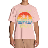 Aloha Hawaii Hawaiian Island Shirt Palm Beach Surfboard Surf T Shirt Urban Heavy T-shirt | Artistshot