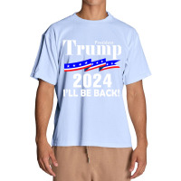 President Trump 2024 I'll Be Back Urban Heavy T-shirt | Artistshot