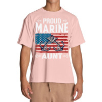 Marine Aunt Proud Marine Aunt United States Of America Military Urban Heavy T-shirt | Artistshot