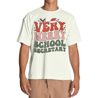 Merry School Secretary Christmas School Secretary Xmas Party Tank Top Urban Heavy T-shirt | Artistshot