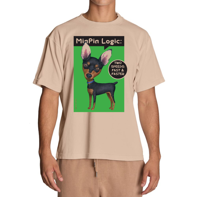 Miniature Pinscher Lover Miniature Pinscher Standing Urban Heavy T-shirt by kerchingparticular | Artistshot