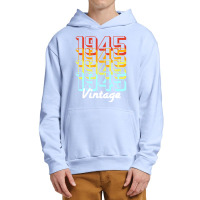 Vintage Since 1945 Old Men Women Retro Sunset Urban Pullover Hoodie | Artistshot