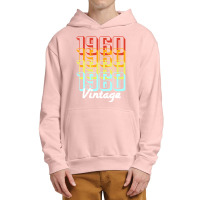 Vintage Since 1960 Old Men Women Retro Sunset Urban Pullover Hoodie | Artistshot