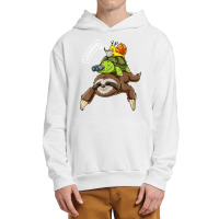 Funny Sloth Turtle Snail Piggyback Running Riding Team Urban Pullover Hoodie | Artistshot