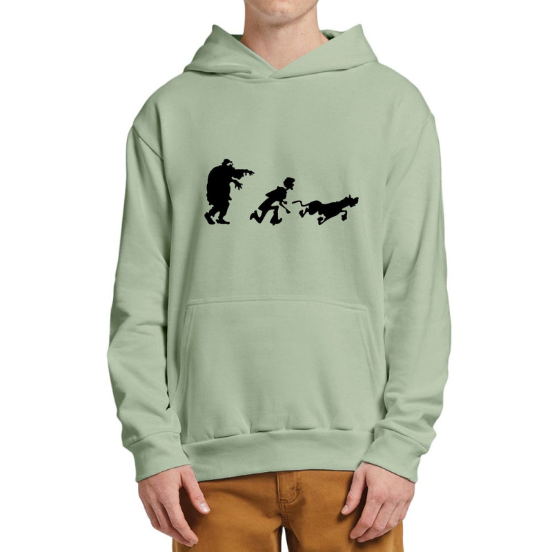 Mystery Gang Chase Silhouette Urban Pullover Hoodie by BOBBYDAVIS | Artistshot