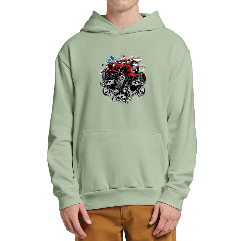 Wrangler Crawler Red Urban Pullover Hoodie | Artistshot