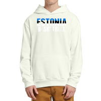 Estonia Basketball Fans Jersey Estonian Flag Slam Dunk Sport Urban Pullover Hoodie | Artistshot