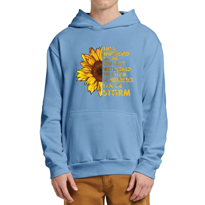 They Whispered To Her You Cannot Withstand The Flower Urban Pullover Hoodie | Artistshot