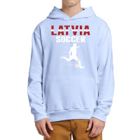 Latvia Soccer Lovers Jersey   Proud Latvian Football Fans T Shirt Urban Pullover Hoodie | Artistshot