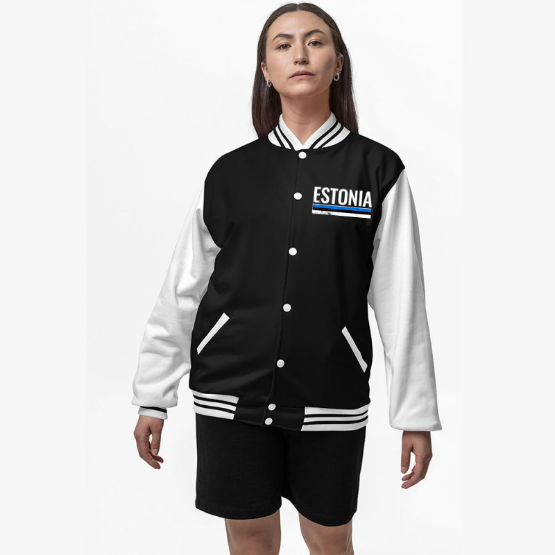 Estonia Proud Estonian Flag T Shirt Bomber Jacket | Artistshot