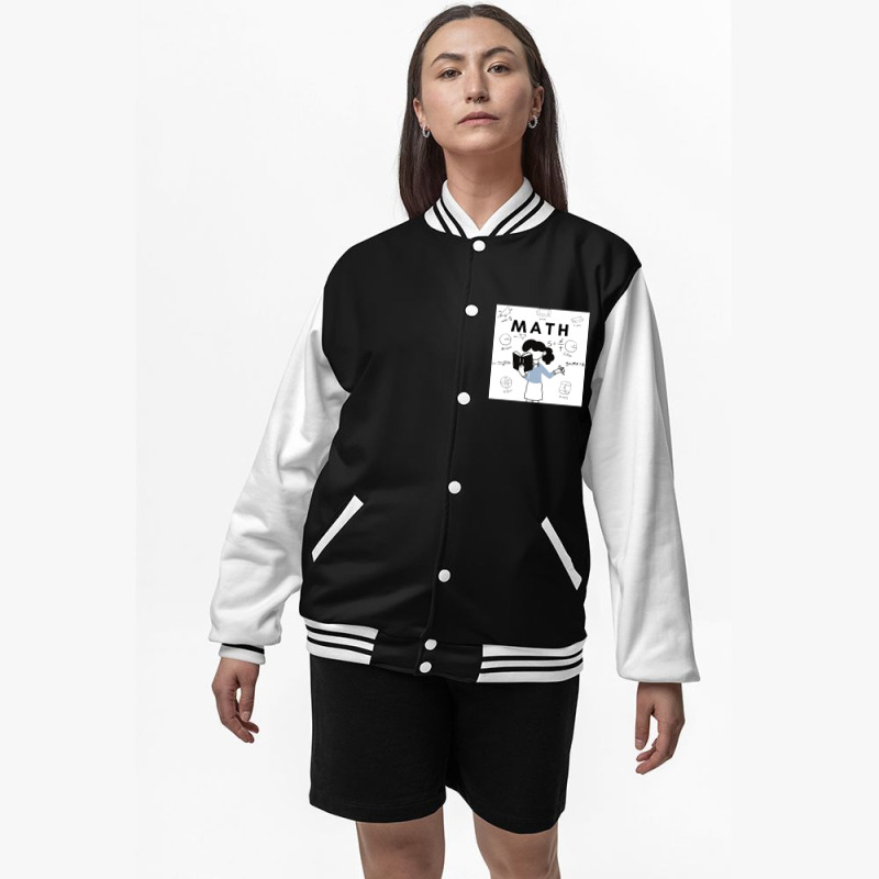 School Subject Maths Bomber Jacket | Artistshot