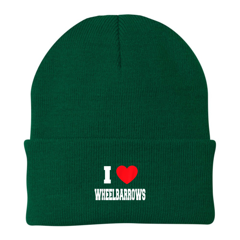 I Love Wheelbarrows Beanie | Artistshot