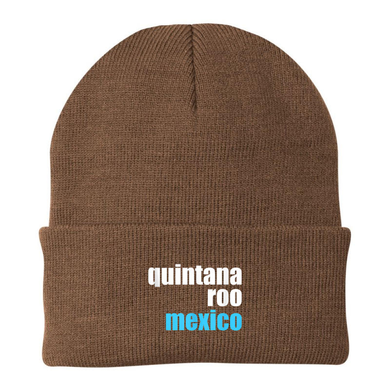 Quintana Roo Shirt Yucatan Cancun Mexico Cruise Souvenir Tank Top Beanie by cm-arts | Artistshot