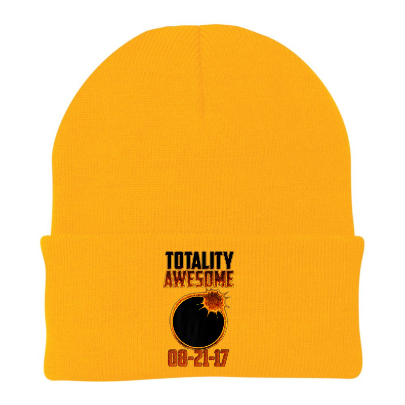 Totality Awesome Total Solar Eclipse Fiery Sun T Shirt Beanie by cm-arts | Artistshot