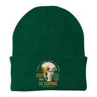 Sorry I Can't Work, God Said To Go Camping Lev 2341 T Shirt Beanie | Artistshot