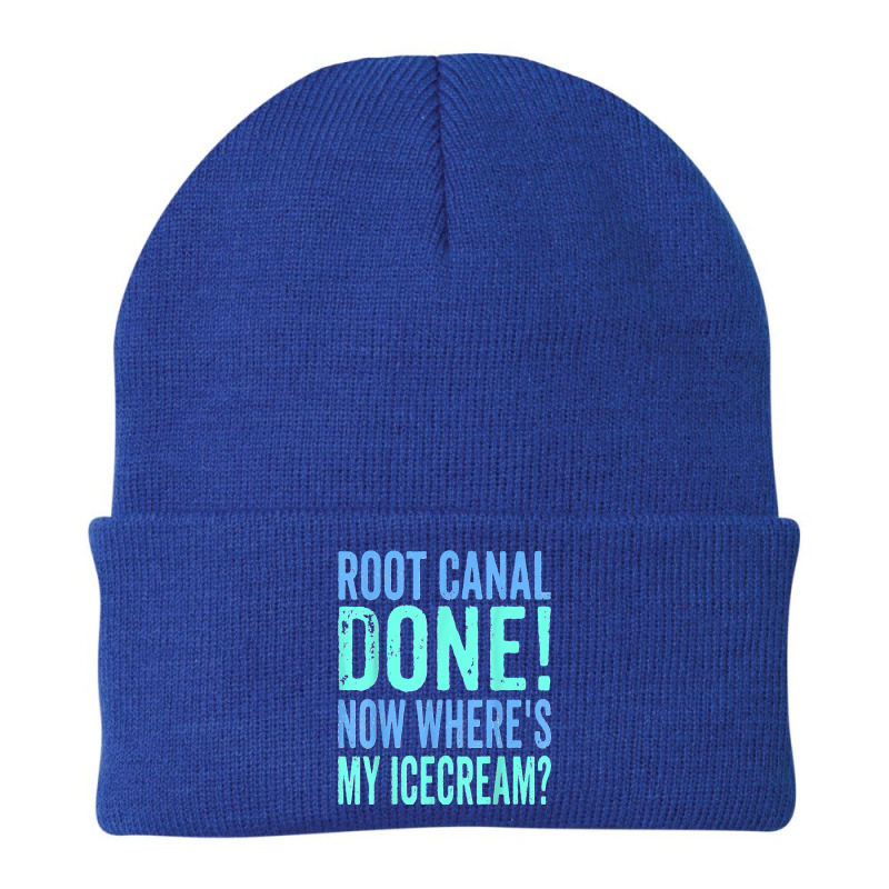 Root Canal Done Now Where's My Icecream Funny Dentist Dental Beanie by cm-arts | Artistshot