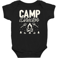 Camp Director Funny Camping Hiking Baby Bodysuit | Artistshot