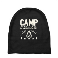 Camp Director Funny Camping Hiking Baby Beanies | Artistshot