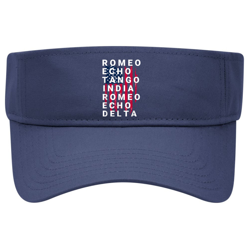 Us Army Retired Phonetic Military Alphabet Gift Visor Hat | Artistshot