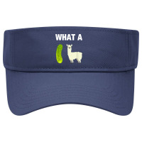 Funny Llama Lover Pun What A Dill Llama (dilemma) Visor Hat | Artistshot