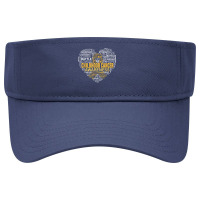 Childhood Cancer Awareness Hope Support Strong Warrior Visor Hat | Artistshot