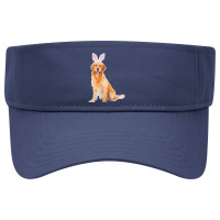 Golden Retriever Wearing Easter Bunny Ears Dog Visor Hat | Artistshot