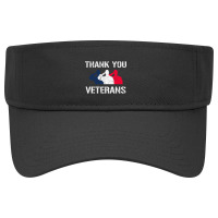 Thank You Veterans Day Salute Military Appreciation Soldiers Sweatshir Visor Hat | Artistshot