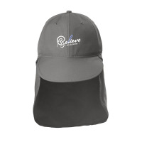 Believe1- Esophageal Cancer Awareness Supporter Ribbon Sun Shade Cap | Artistshot