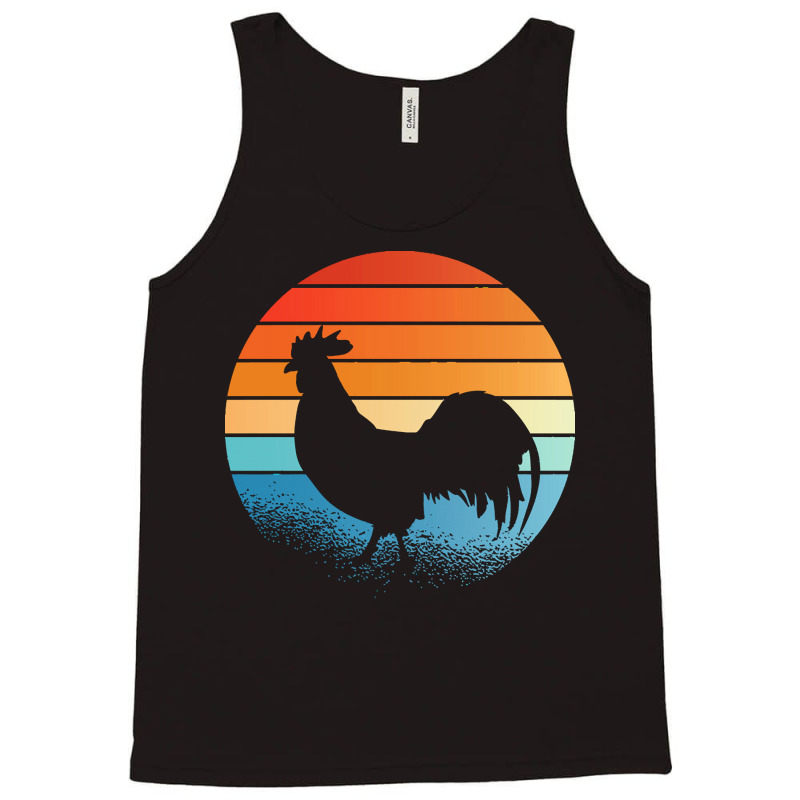 Sunset Rooster T  Shirt Sunset Rooster Gift Ideas T  Shirt Tank Top | Artistshot