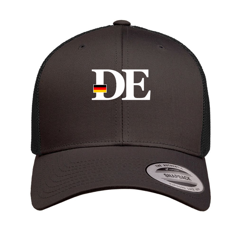 Germany Flag And Country Initials Retro Trucker Cap by cidolopez | Artistshot