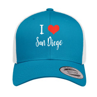 I Love San Diego T Shirt Retro Trucker Cap | Artistshot