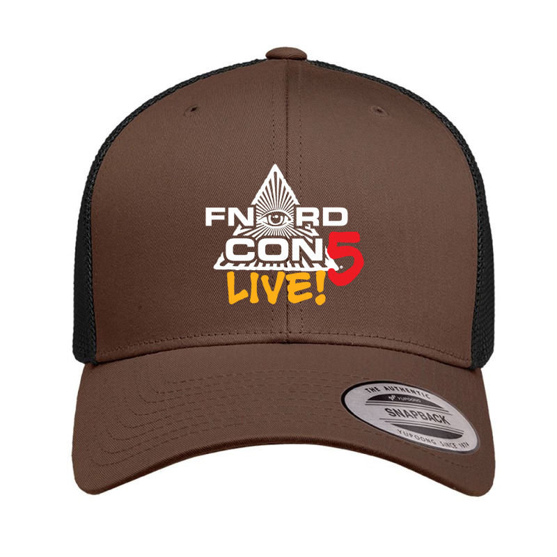 Fnordcon 5 Live! (white Letters) Retro Trucker Cap by larevanisa | Artistshot