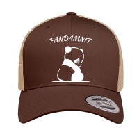 Panda Pandemic Pandamnit Pandenik Retro Trucker Cap | Artistshot