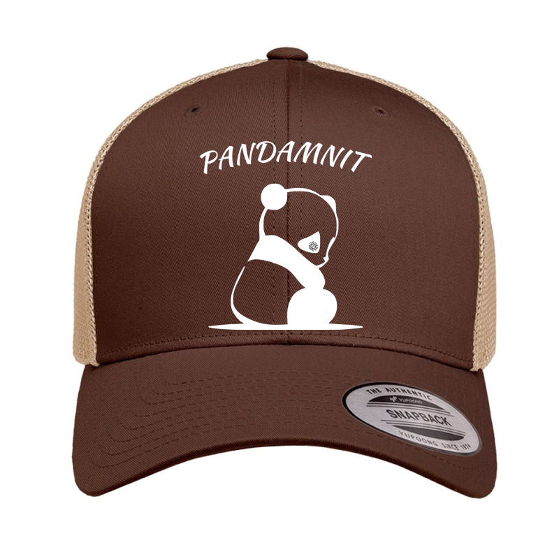 Panda Pandemic Pandamnit Pandenik Retro Trucker Cap | Artistshot