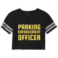 Parking Enforcement Officer Peo Meter Maid Police Uniform Premium Scorecard Crop Tee | Artistshot